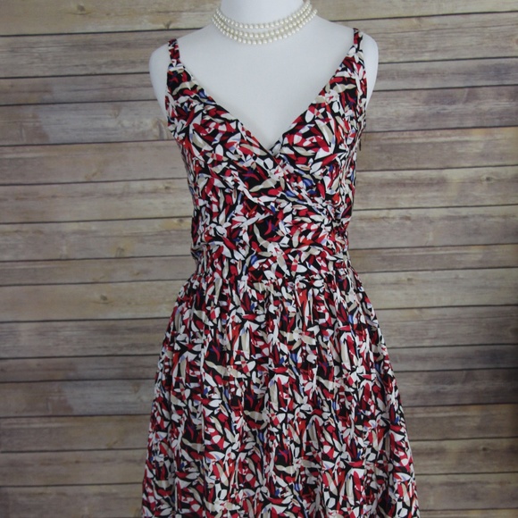 LAPIS Multi-Color Floral Sleeveless Dress - Picture 1 of 8